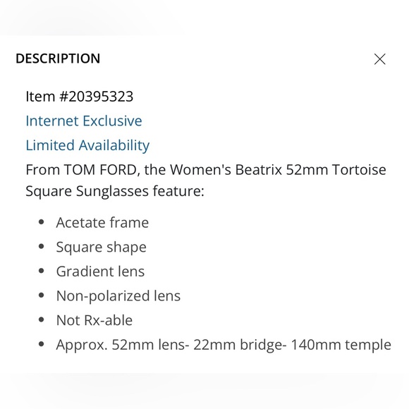 Tom Ford Havana Black Sunglasses - Picture 4 of 13